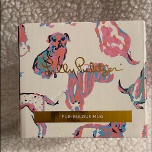 NIB GWP Lilly Pulitzer FUR-BULOUS Ceramic Mug